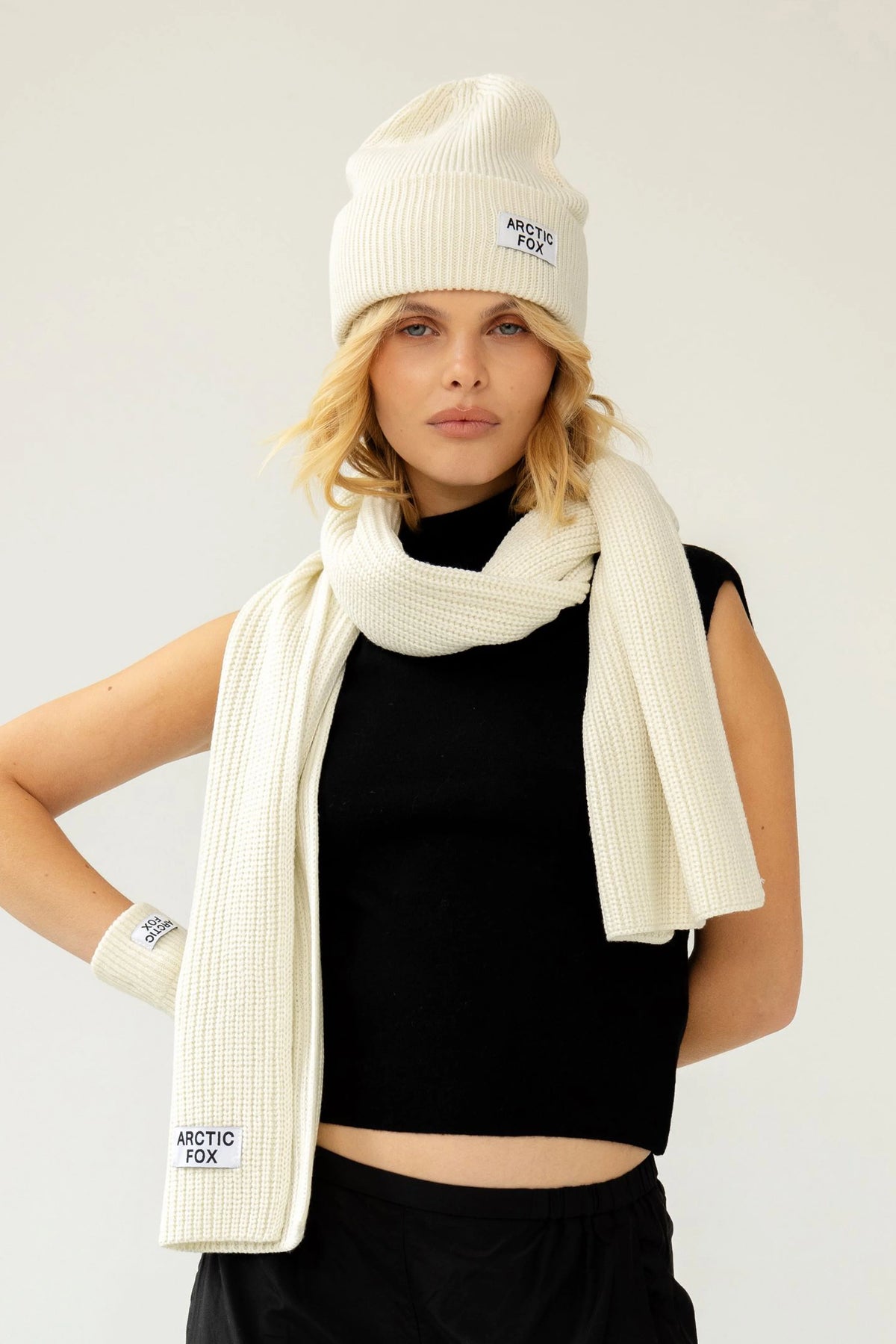 The Recycled Bottle Beanie - Hvít