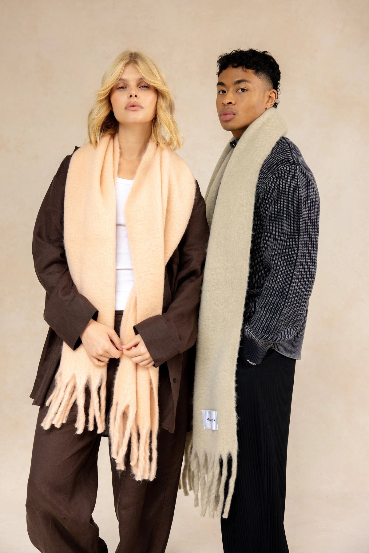 The Reykjavik Scarf - Artic Grey