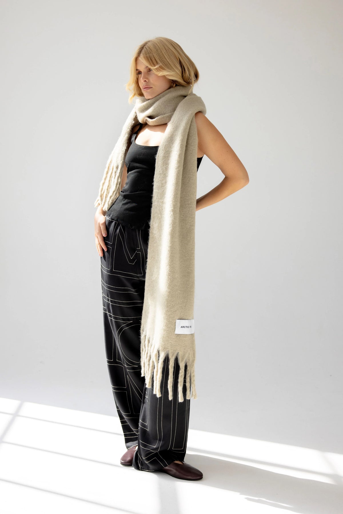 The Reykjavik Scarf - Artic Grey