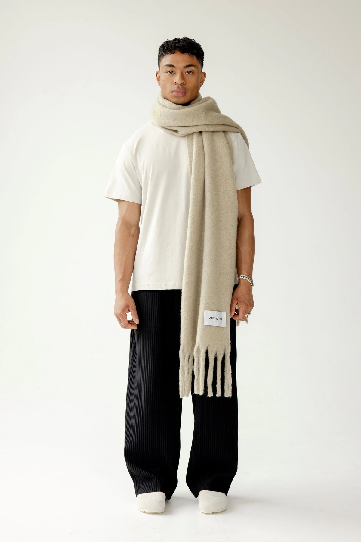The Reykjavik Scarf - Artic Grey