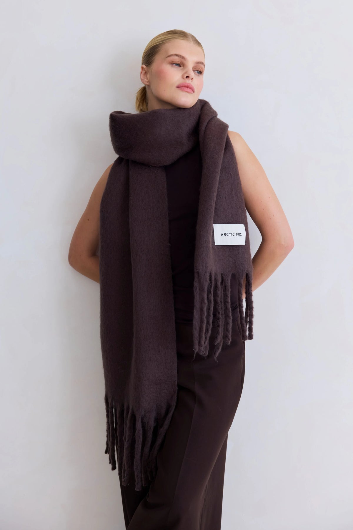 The Reykjavik Scarf - Dökk Brúnn