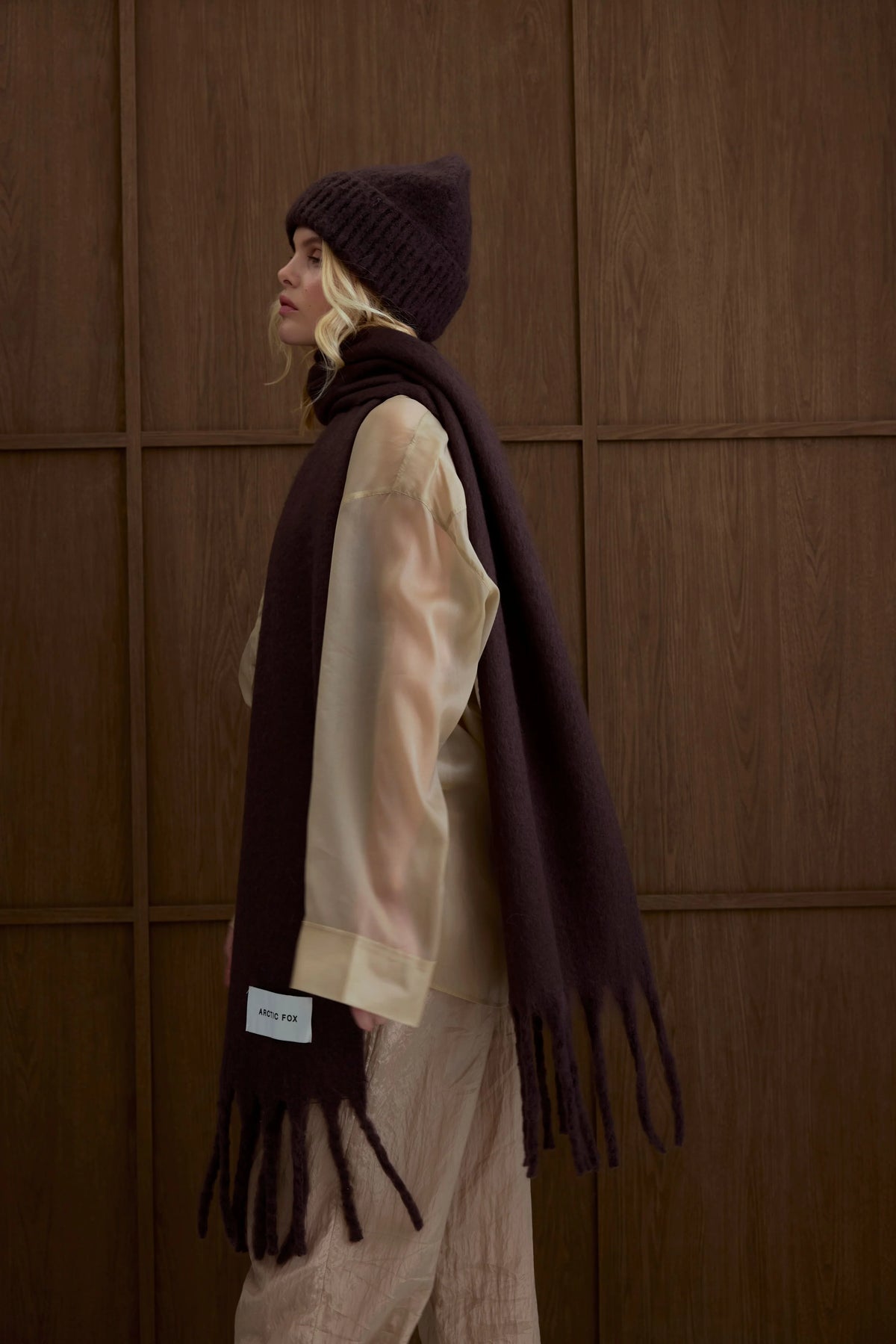 The Reykjavik Scarf - Dökk Brúnn
