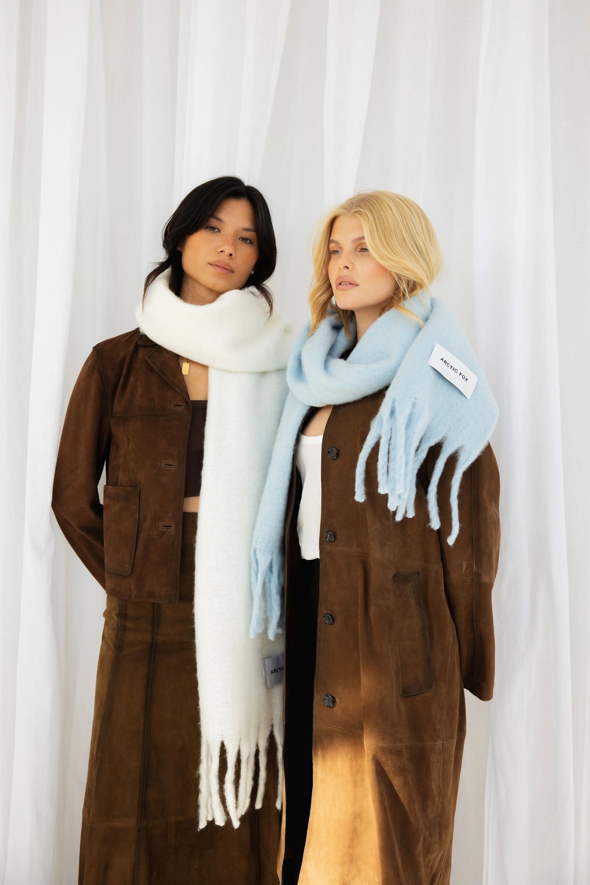 The Stockholm Scarf - Polar White