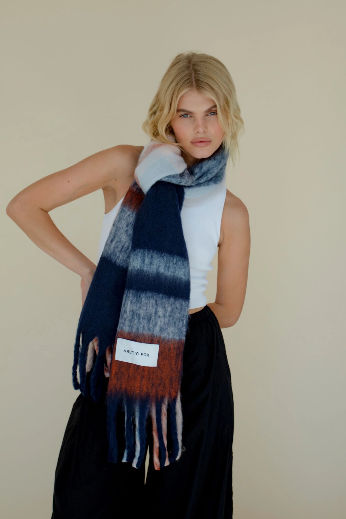 The Stockholm Scarf - Winter Lagoon