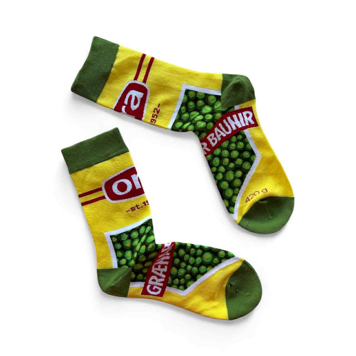 Sokkar - Umbúðir - Grænar Baunir