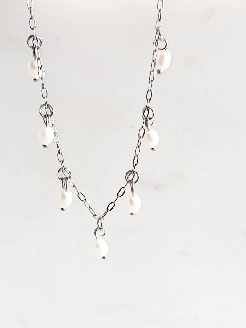 Oval Perlu Armband