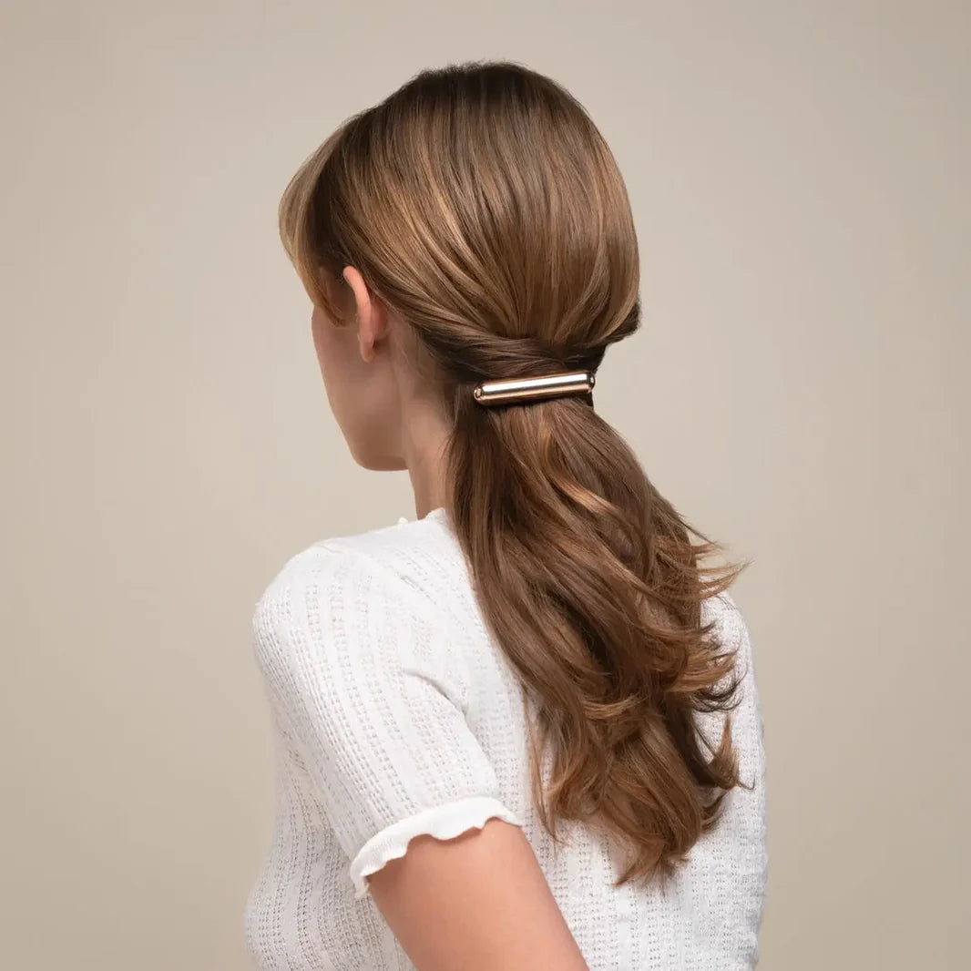 Mini Metal French Hair Pin & Clips Set Gold