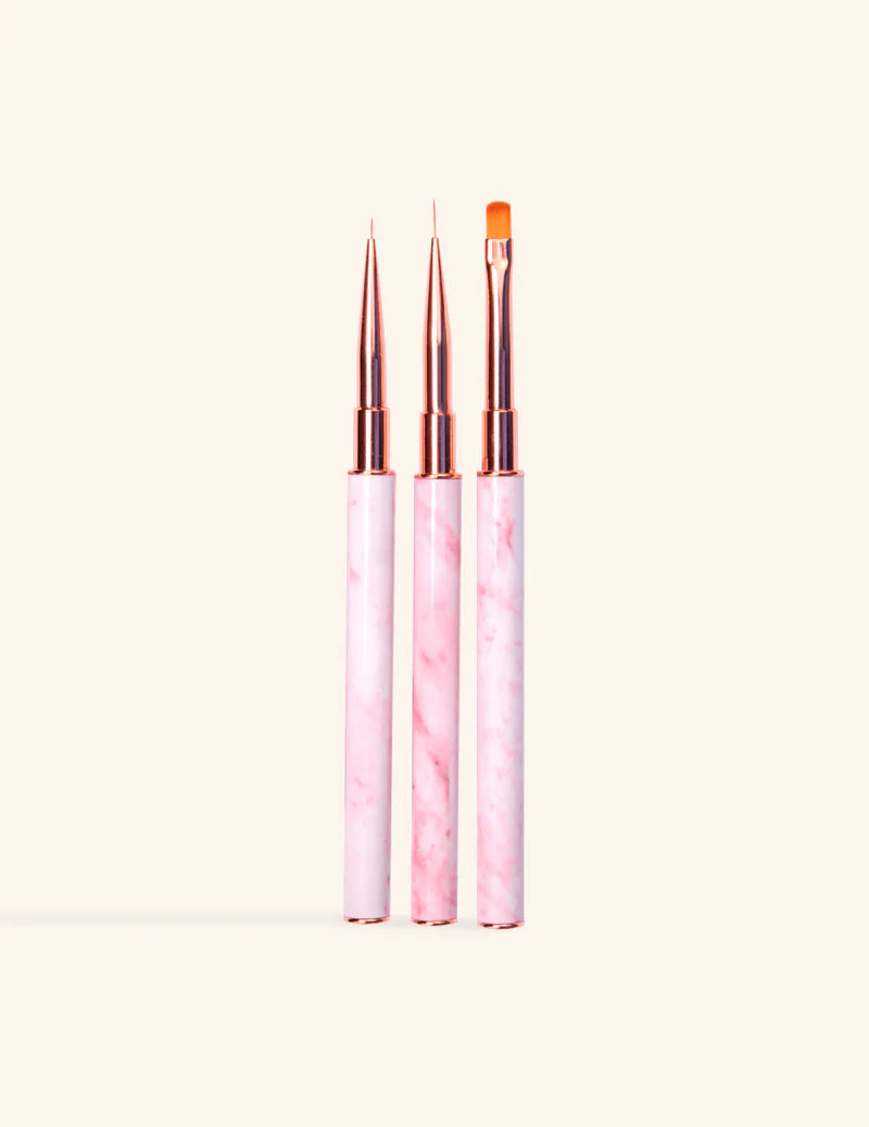 Les Brushes - Nail Art Brush Trio