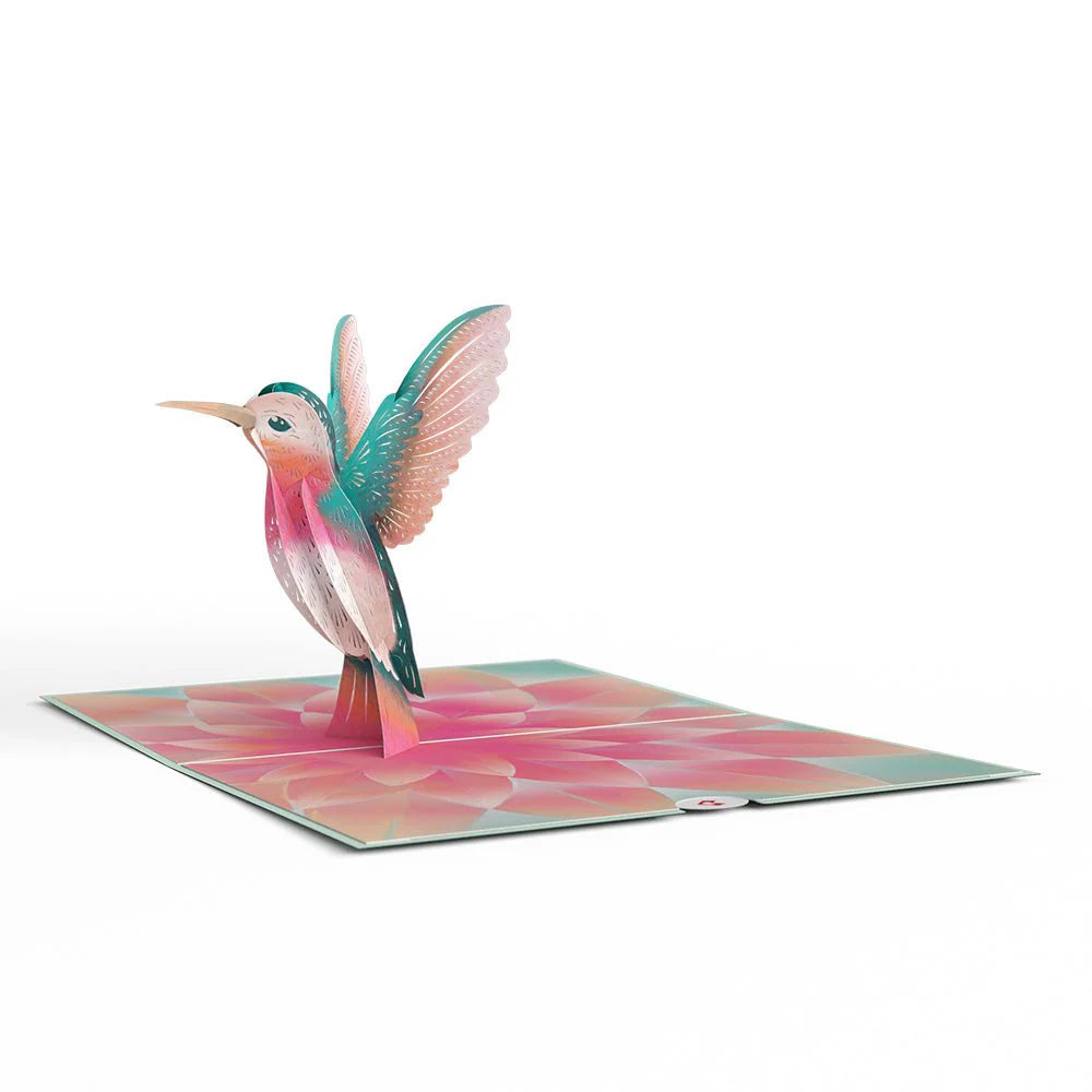 Lovely Hummingbird Pop-Up Kort