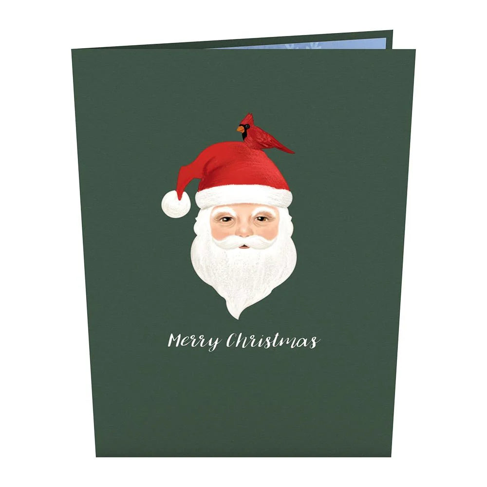 Santa with Toy Bag Pop-Up Card
