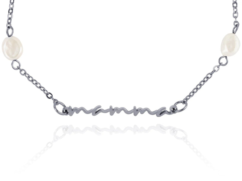 Mamma Perlu Armband Silfur