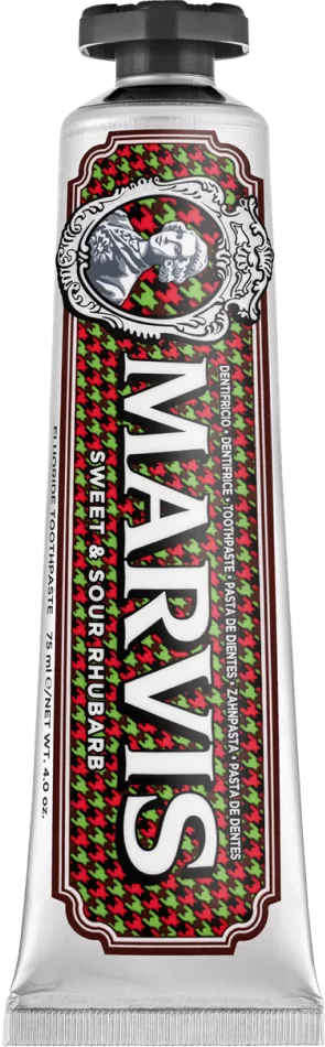 Sweet &amp; Sour Ruhbarb Tannkrem 75 ml.