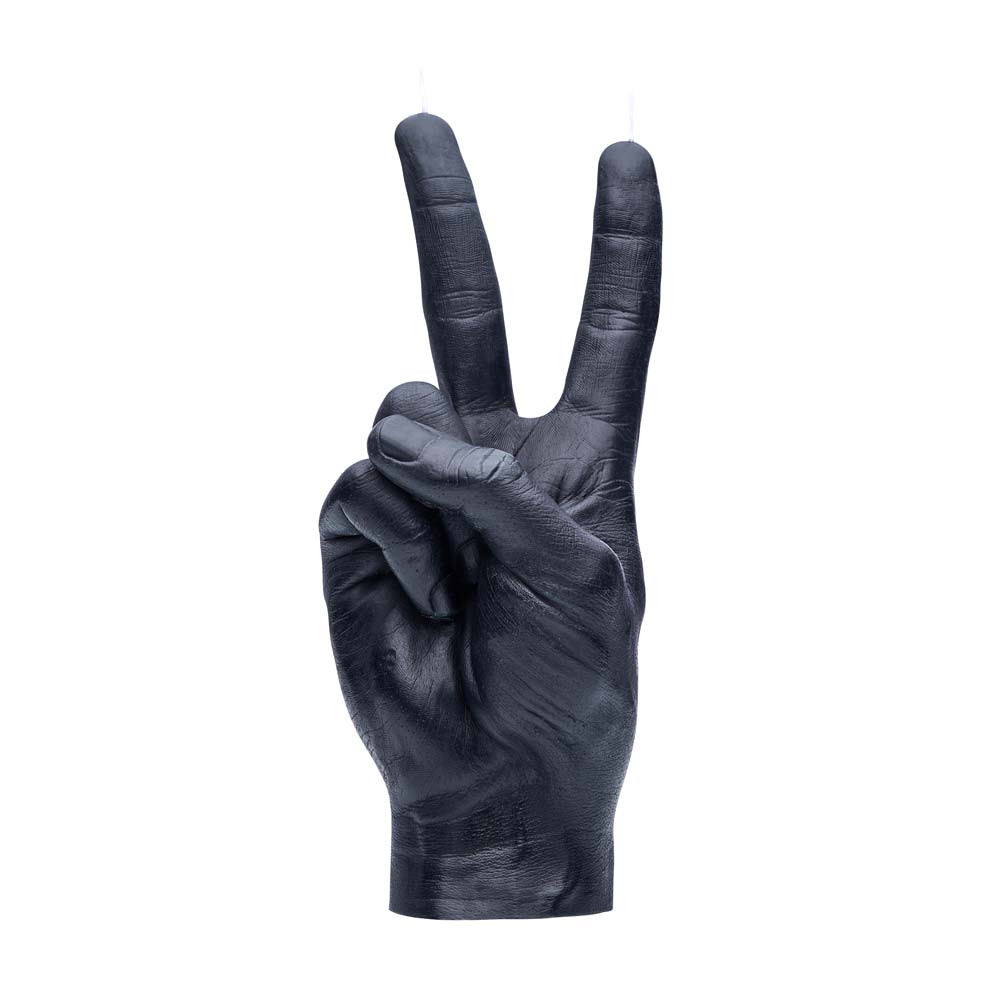 Kerti CANDLEHAND &quot;Peace&quot; svart