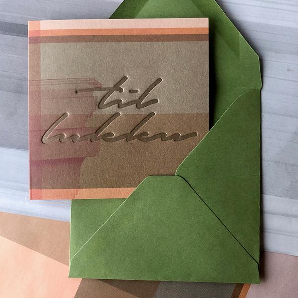 Tækifæriskort &quot;Til lukku&quot;