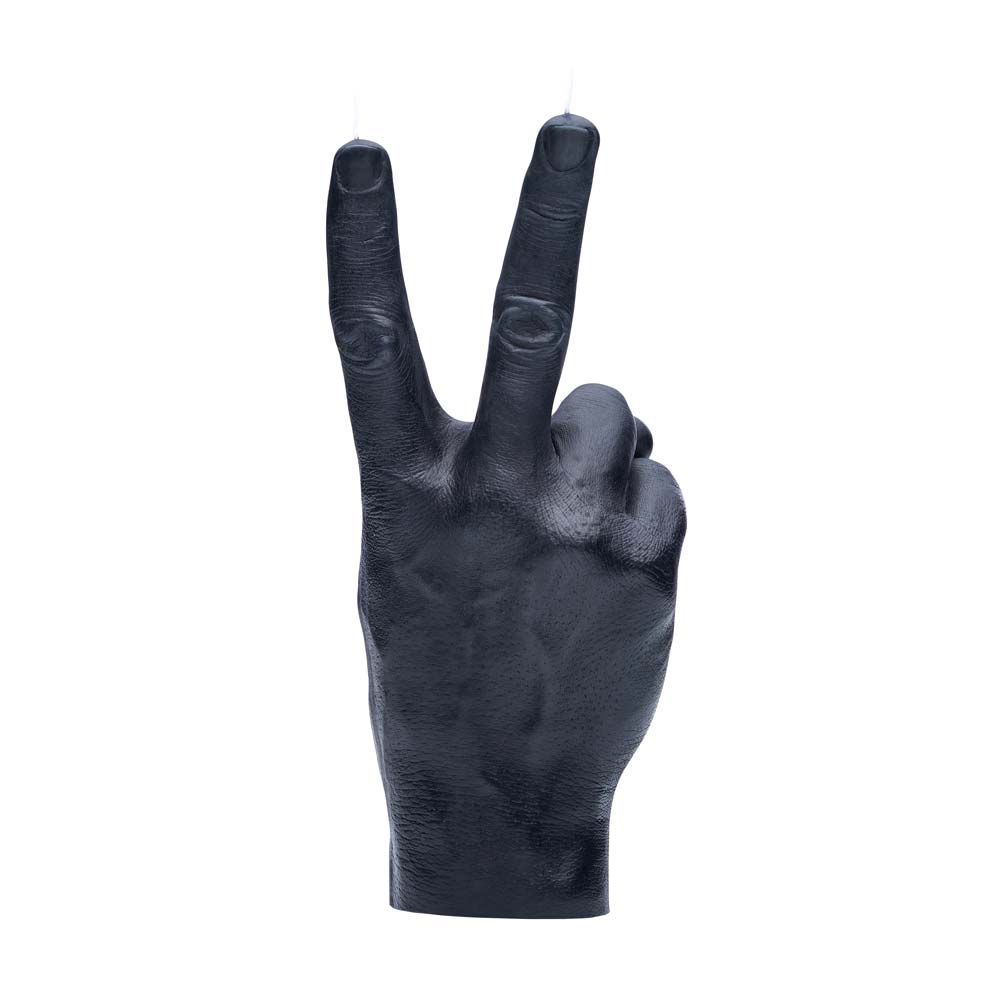 Kerti CANDLEHAND &quot;Peace&quot; svart